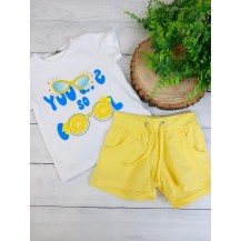 Conjunto gafas amarillas