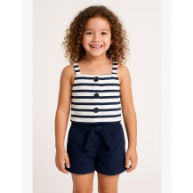 Conjunto top marinero 