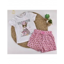 Conjunto Fashion rosa 
